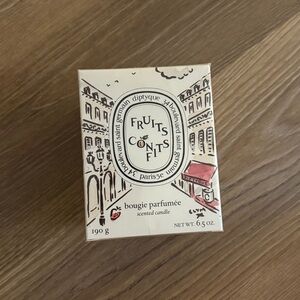 NEW Diptyque fruits confits limited edition candle